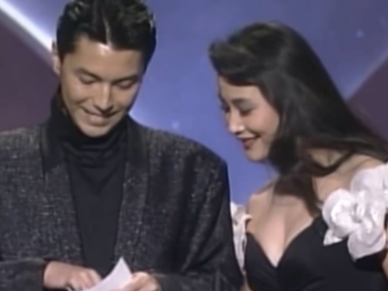1988年陈冲尊龙奥斯卡首秀,青涩开奖现场